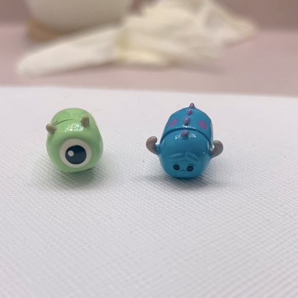 Disney Monster Inc. Mike and Sulley Tsum Tsum Earrings - Picture 2 of 6